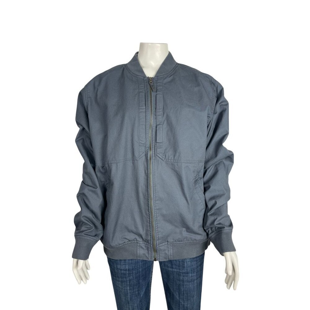 5.11 Tactical Womens Bomber Jacket Large Gray Full Zip Pockets Pattern Inside